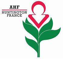 vert (arbre imagé) et rouge (personne : épaules et tete) et AHF Huntington France